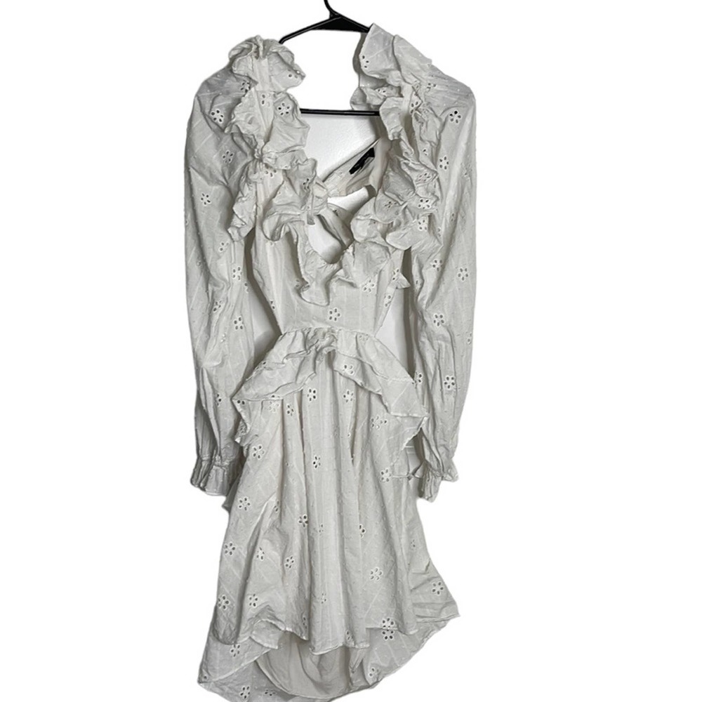 MAJORELLE Mariapia Mini Dress in Ivory - flaw - Picture 2 of 9